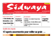Une Sidwaya du 5/01/2022
