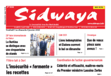 Une Sidwaya du 07 au 09-01-2022