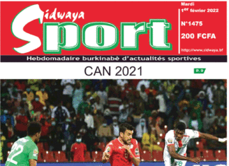 Une Sidwaya Sport du 01-02-2022