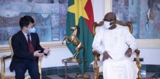 Coopération Chine-Burkina: L’ambassadeur Li Jian fait ses adieux au président du Faso