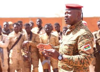 Lutte contre le terrorisme : le chef de l’Etat, le Lieutenant-colonel Paul-Henri Damiba, galvanise les troupes