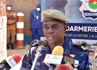 Gendarmerie nationale : le lieutenant-colonel Evrard Somda aux commandes