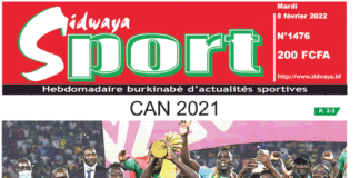 Une Sidwaya Sport du 08-02-2022