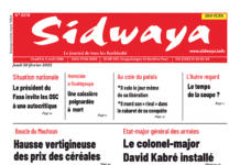Une Sidwaya du 10-02-2022