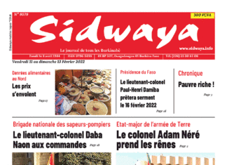 Une Sidwaya du 11 au 13-02-2022