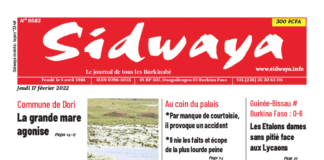 Une Sidwaya du 17-2022