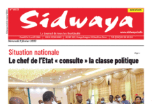 Une Sidwaya du 02-02-2022