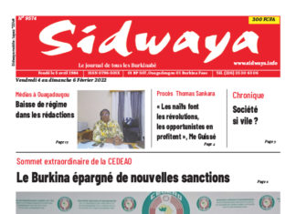 Sidwaya du 4/02/2022