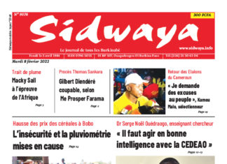 Sidwaya du 8/02/2022