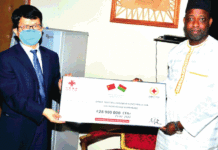 Explosion de Gbomblora : La Croix-Rouge Chine offre 50 000 dollars