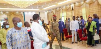 Coup d’Etat au Burkina : le président du MPSR a reçu des représentants des partis politiques ce mardi