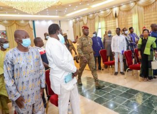 Coup d’Etat au Burkina : le président du MPSR a reçu des représentants des partis politiques ce mardi