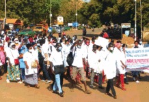 Ecole nationale de santé publique : Une marche de plaidoyer pour l’intégration à la Fonction publique