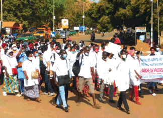 Ecole nationale de santé publique : Une marche de plaidoyer pour l’intégration à la Fonction publique