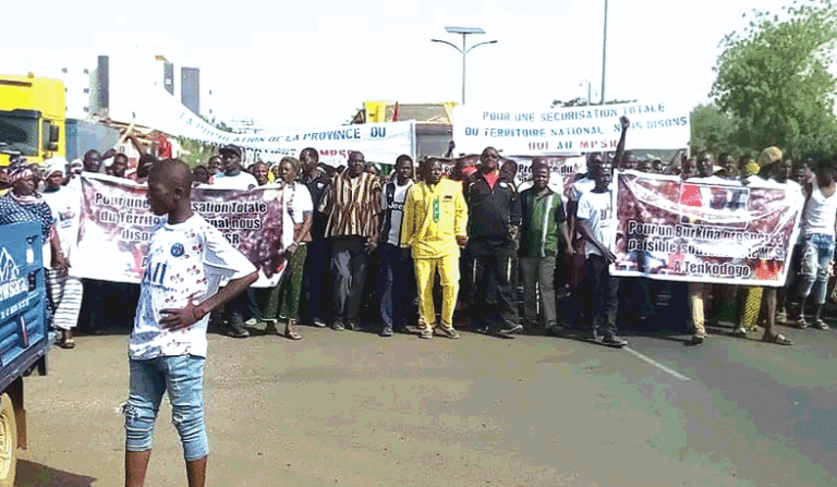 Marche de soutien au MPSR : Des Tenkodogolais reconnaissants