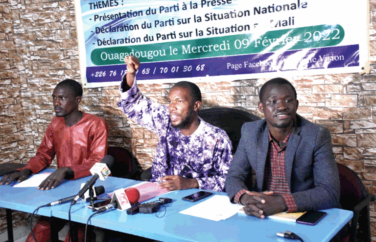 Nouvelle vision (NOVI) : Le parti se présente à la presse