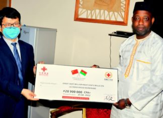 Drame de Gomblora : La Croix Rouge chinoise offre 50 000 dollars à la Croix Rouge burkinabè