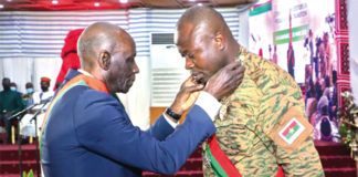 Paul-Henri Damiba investi président