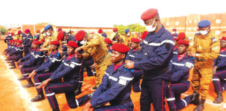 Brigade nationale de sapeurs-pompiers : baptême de feu pour 249 soldats du feu