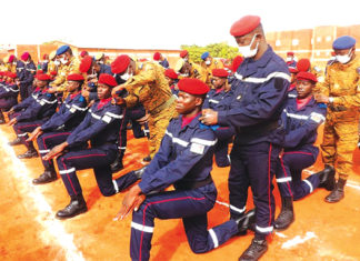 Brigade nationale de sapeurs-pompiers : baptême de feu pour 249 soldats du feu