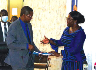 Ministère en charge des affaires étrangères : Olivia Rouamba et son ministre délégué installés