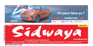 Une Sidwaya du 2/03/2022