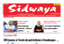 Une Sidwaya du 22/03/2022