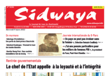 Une Sidwaya du 09-03-2022