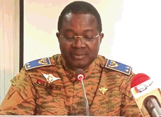 Ministère de la Défense :Le Gal Barthélemy Simporé installé