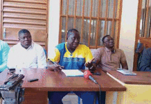 Crise à la Ligue du Centre-Ouest de football : Les dirigeants face à la presse