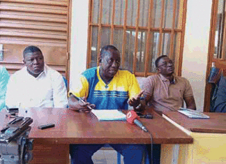 Crise à la Ligue du Centre-Ouest de football : Les dirigeants face à la presse