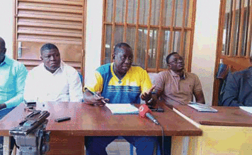 Crise à la Ligue du Centre-Ouest de football : Les dirigeants face à la presse