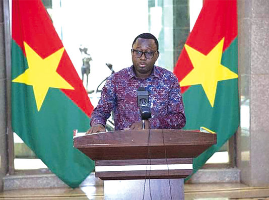 Lionel Bilgo, porte-parole du gouvernement : « La CEDEAO est dans une bonne disposition pour accompagner le Burkina »