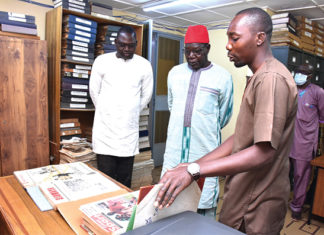 Nous a rendu visite : Bassiaka Dao dans les locaux de Sidwaya