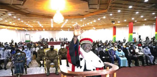 Cour des comptes : le nouveau Premier président, Latin Poda, installé