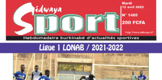 Une Sidwaya Sport du 12-04-2022