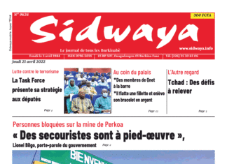 Une Sidwaya du 21-04-2022
