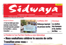 Une Sidwaya du 22 au 24-04-2022