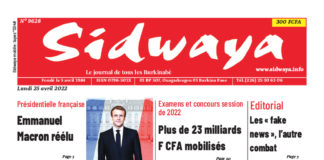 Une Sidwaya du 25/04/2022