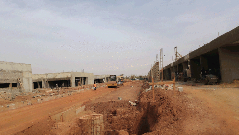 Aéroport de Donsin : Effondrement d&rsquo;un bâtiment en chantier sur le site