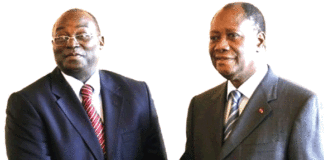 Tiémoko Meyliet Koné, nouveau vice-président, Patrick Achi reconduit