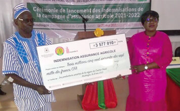 Assurance agricole : les bénéficiaires ont reçu leurs chèques