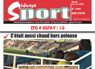 Une Sidwaya Sport du 10-05-2022