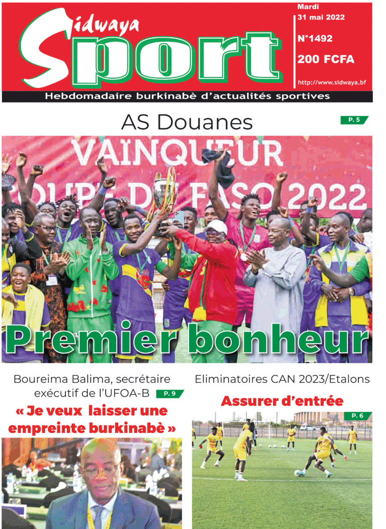 Une Sidwaya Sport du 31-05-2022