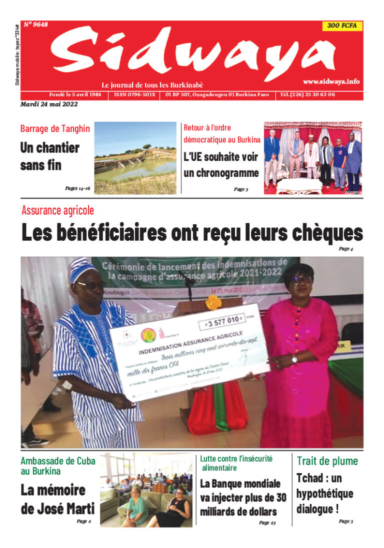 Une du 24/05/2022
