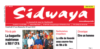 Une Sidwaya du 27 au 29-05-2022