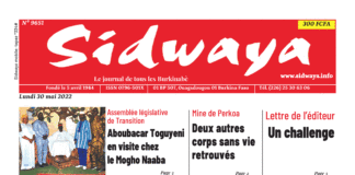 Une Sidwaya du 30-05-2022