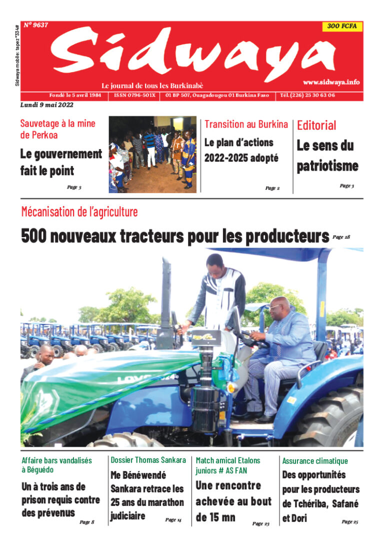 Une du 09/05/2022