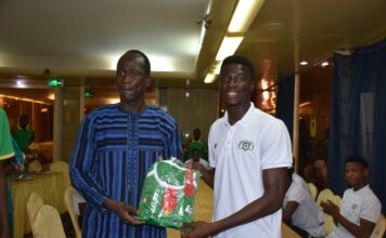 Tournoi UFOA-B/Niger 2022: Le ministre Abdoul Wabou Drabo encourage les Etalons juniors