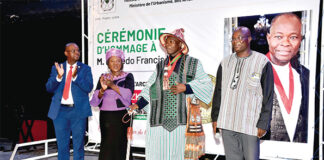 Hommage national : Francis Kéré élevé au rang d’ambassadeur de bonne volonté